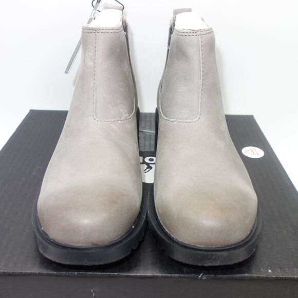 NEW Sorel Emelie II Chelsea Waterproof Bootie Quarry Gray Black Women's 8 NO BOX - Picture 5 of 9